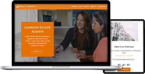 Estate agency project website